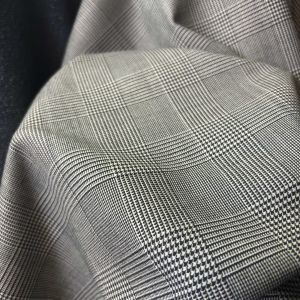 BAHAN KAIN SEMI WOLL HOUNDSTOOTH KOTAK-KOTAK