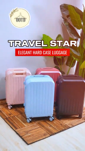 Travel Star TNL007 Elegant Macaron Pastel Luggage Suitcase Set Bagasi (20 inch) Blue/RoseGold/Green