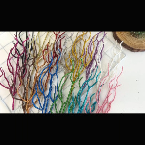 1PC Glitter Christmas Tree Pick Curly Tall Tree Filler Branches Christmas Tree Sprigs and Twigs Decorations for Vase Christmas Tree Xmas Gift Wedding Decoration