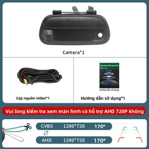 Camera Lùi CCD AHD Cho Xe Bán Tải Toyota Tundra 2000-2006 Tích Hợp Tay Nắm Cửa Sau Góc Nhìn 170 Độ °   Góc Nhìn