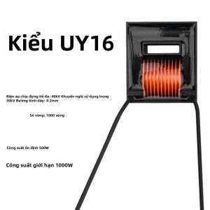 20KV Công Suất Cao Cuộn Dây Đánh Lửa Điện Áp Cao Máy Tạo Ozone Ion Âm Lọc Khói Dầu Máy Biến Áp Tần Số Cao