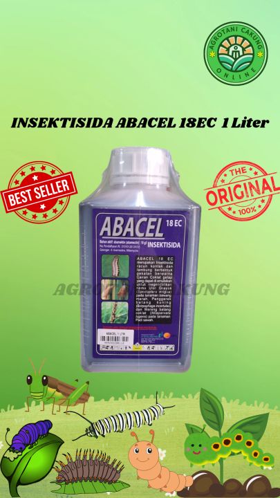 INSEKTISIDA ABACEL 18 EC KEMASAN BOTOL PABRIK 1 Liter ORIGINAL PABRIK ...