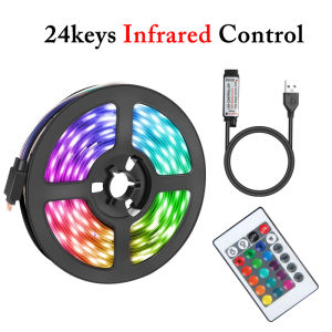 LED Strip Light Bluetooth 24keys Remote Tape for Room Decoration TV Backlight 3535 Lamp for Christmas Gifts 1M 2M 3M 4M 5M 10M