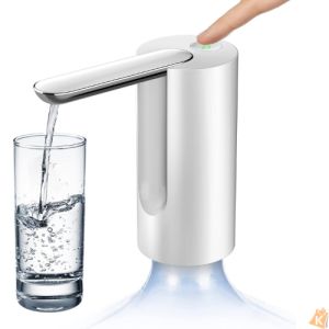 Foldable Water Dispenser Portable Water Bottle Pump Wireless Electric Generic Gallon Bottle Water Pump Automatic Drinking Pure Water Dispenser Ideal for Home Office Outdoor