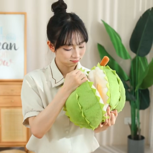 25/30CM ซมที่ถอดออกได้ทุเรียนของเล่นตุ๊กตาของเล่นเด็กหมอนตุ๊กตาน่ารักของขวัญ