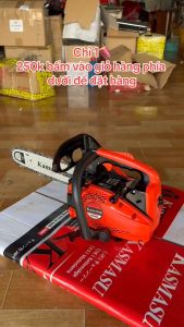 Máy cưa xích chạy xăng mini Kamasu - Lam 30 cm xi lanh 25cc - Bảo hành 24 tháng