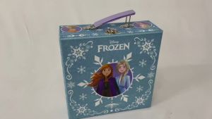 Disney Frozen Ultimate Sleepover Keepsake Glitter Box Set for Kids with Book & Acccessories