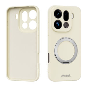 For OPPO Find X9 Pro Phone Case Liquid Silicone TPU Magnetic Bracket Protect Back Cover for OPPO Find X9 X9Pro 5G Shell Bumper