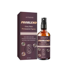 Jaysuing Gray Hair Permanent Spray Polygonum Multiflorum Ginseng White Hair Treatment Spray Long Lasting Restores Melanin Production And Ensures Natural Hair Darkening Promotes Hair Growth Hair Care 100ml