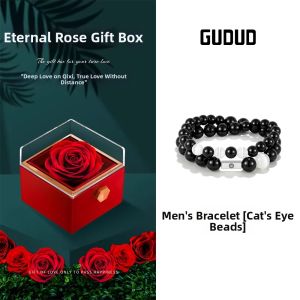 GUDUD | Couples Bracelet Black Obsidian