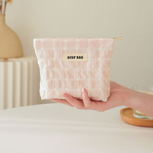 Portable Fancy Small-Size Cosmetic Bag Cloud Bag Makeup Buggy Bag Coin Purse Liner Bag Lipstick Ins Super Hot