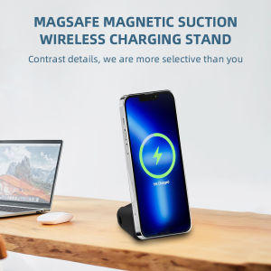 Magnetic Camera Handle Photo Stand Holder Magsafe Desktop Wireless Charger Mobile Smart Bluetooth Handheld Anti-Shake Selfie Stick