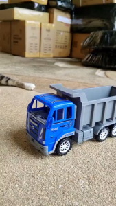 Dkids รถพ่วงสิบล้อ คันใหญ่ ของเล่นเด็ก กระบะดัมพ์  มีลาน รถพ่วง รถบรรทุกรถสิบล้อ รถ10ล้อ มีกระจก คันใหญ่เวอร์