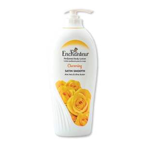 Enchanteur body lotion 500ml yellow and pink