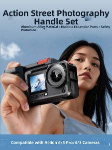 SUBEN | For DJI Osmo Action Metal Camera Cage with Handgrip