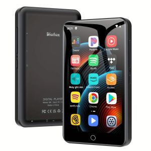 Máy Nghe Nhạc MP3 80GB Với Bluetooth WiFi Android 9.0 Màn Hình Cảm Ứng 4.0 Inch Hỗ Trợ FM Radio Sách Điện Tử Dung Lượng Lên Đến 512GB Tích Hợp Loa