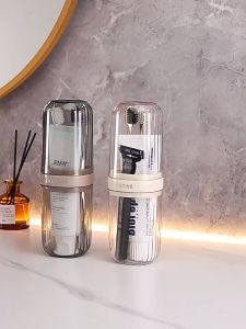 DIY กล่องเก็บแปรงสีฟัน ยาสีฟัน แบบพกพา เหมาะสำหรับการเดินทาง ง่ายต่อการพกพา