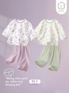 TONGLIANCHUXIN | Trang Phục Hè Cho Bé Quần Áo Cotton Thoáng Khí