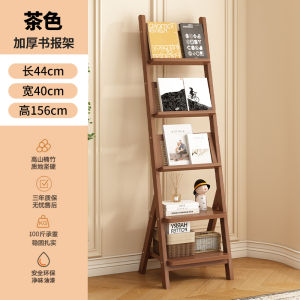 ตู้หนังสือรูปสามเหลี่ยมด้านเท่าแบบตั้งพื้นสำหรับห้องนอนและห้องนั่งเล่น จัดระเบียบหนังสือเด็ก หนังสือพิมพ์ จัดแสดงหนังสือในบ้าน