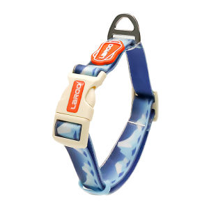 LaRoo Waterproof Dog Collar Adjustable Pet Collar Luxury Designer With Strong Buckle For Small Medium Large Dogs Training Accessories