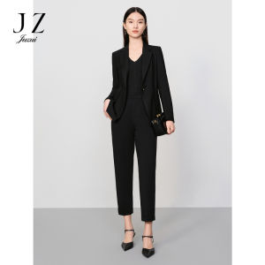 JZ Commute Chic Straight Leg Casual Pants Womens Spring 2024 Style JZEC11104 Elegant Business Casual Trousers for Ladies