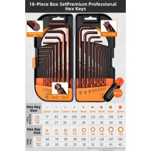 KUWUBIANJING | High Strength Alloy Steel Hex Key Set