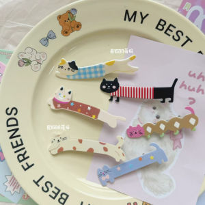 Cute Long Cat Duckbill Hair Clip Sweet Girl Heart Bangs Clip New Korean Cartoon Hair Accessories Womens Fashion Hairpins