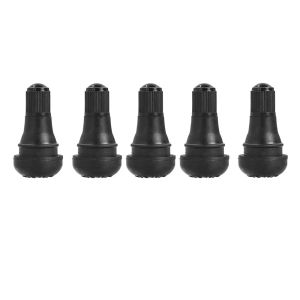 For Electric Scooter ATV Car TR412 Snap-in Black Rubber Tubeless Tire Tyre Valve Stems Motorcycle Tire Valve Stems Accessories