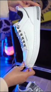 Sepatu Sneaker Casual Import Terbaru Style Pria Wanita SANO WHITE BLACK FED