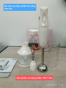 Bộ máy xay đa năng cầm tay BRUNO IOE-004 hàng si Nhật