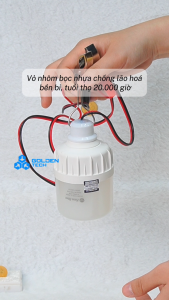 (Rạng Đông) Đèn LED bulb trụ 12W TR70N1/12W.DC Dạng kẹp chuyên dụng cho tàu cá Ánh sáng trắng 6500K