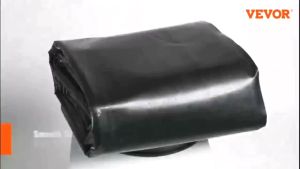 【Free shipping】500 MICRONS fish pond liner black Geomembrane HDPE material Garden pool landscaping reservoir/lotus pond/pond waterproof membrane dedicated for aquaculture ponds Durable for 50 years