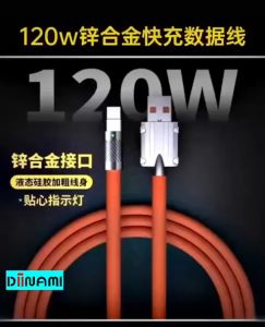 DA2386 Kabel Data DIINAMI M11 Bahan Besi 120W 6A Super FAST Charging & Translit Data