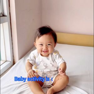 Einmilk Baby Bodysuits Romper 100% Cotton Baby One-Piece Short Sleeve Print Newborn Clothes For 0-36 Months ROM22