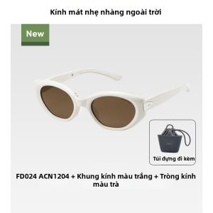 Beneunder | Kính Mát Chống UV Kiểu Dáng Retro Khung Nhỏ Gập Được