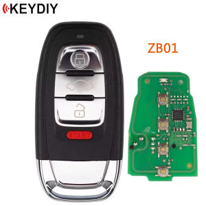 1 Piece KEYDIY ZB01 Smart Universal Remote Key KD 4 Buttons for Audi Type or KD900/KD-X2/KD MINI Key Programmer