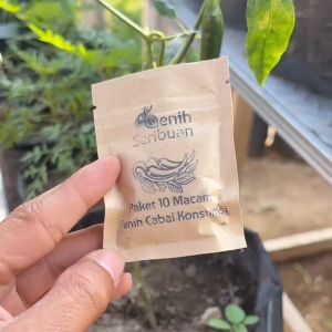 Benih Seribuan - Paket 10 Macam Benih Cabe Konsumsi Sayuran Cabai Rawit Hibrida
