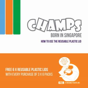 CHAMPS MOISTURISING LOTION BABY WIPES 3 X 60S x 6 PACKS CP4034(18 pack)