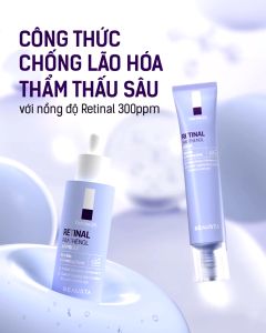 Kem Dưỡng Retinal Beausta Derma2X Retinal Panthenol Cream Dưỡng Ẩm Chống Lão Hóa Giảm Nếp Nhăn 40ml
