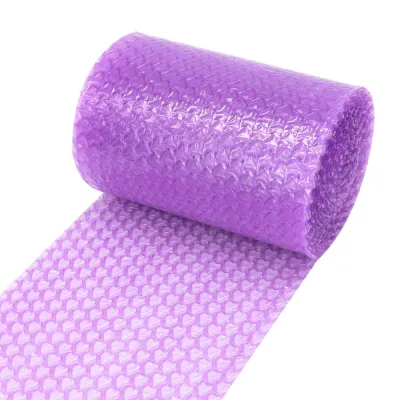 0.2*6M Lovely Thicked Heart Shape Bubble Wrap Shockproof Packaging Buffer Bubble Paper Foam Roll Buffer Packaging Goods Pack