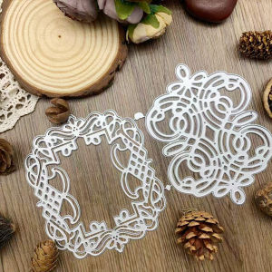 1pc Baroque Style Frame Metal Cutting Dies for DIY Scrapbooking Greeting Paper Card Craft Knife Mould Blade Punch Stencils Dies