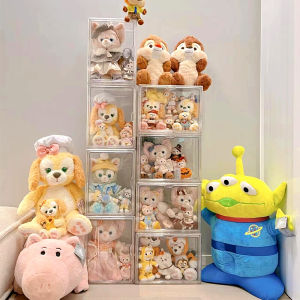 Stuffed Doll Storage Box Cotton Doll Garage Kit Model Doll Display Box Transparent Cabinet Acrylic Rack StellaLou