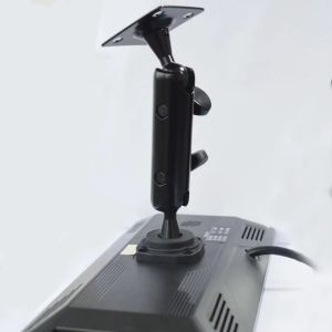 Car Monitor Mount Steel Spherical Bracket 180° Rotatable for 7 9 10 10.36 Inch Screens Universal Dashboard/Desktop Holder