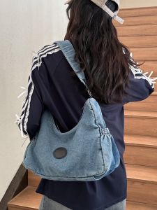 MIRUIDUO | Relaxed Style Tote Bag Fashionable Casual Tote Bag Denim Tote Bag