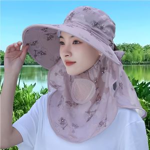 UV Protection Neck Guard Sun Hat M