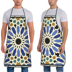 【Exotic Pattern】Arabic Style Apron Stain-Resistant & Easy To Wash Kitchen Cooking & Cleaning Apron