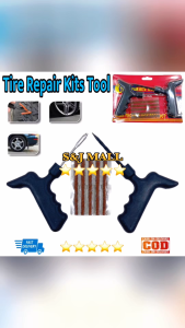 Tubeless Tire Repair Kits Tool For Car Motorcycle Electric Scooter Tire Patch Exterior Puncture Tool With Rubber