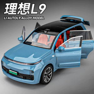 Ideal L9 Car Model Simulation Alloy Toy Car Boys Large Size New Energy Childrens Toy Car Luxury Vehicle Collectible Model Toy