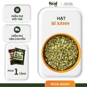 Hạt Bí Xanh Tách Vỏ Sấy Giòn Nguyên Vị Hạt To Đều Mẩy Hàng Thượng Hạng Từ Nông Trại Hữu Cơ 100%