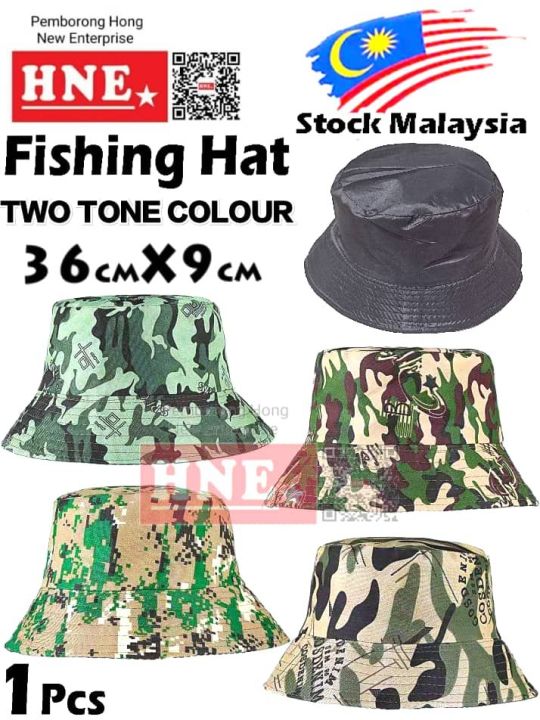 Men Fashion Premium Fishing Hat /Topi Nelayan Army green